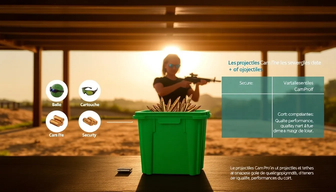 Cam Pro : Les Meilleurs Projectiles pour Rechargement à Prix Compétitif