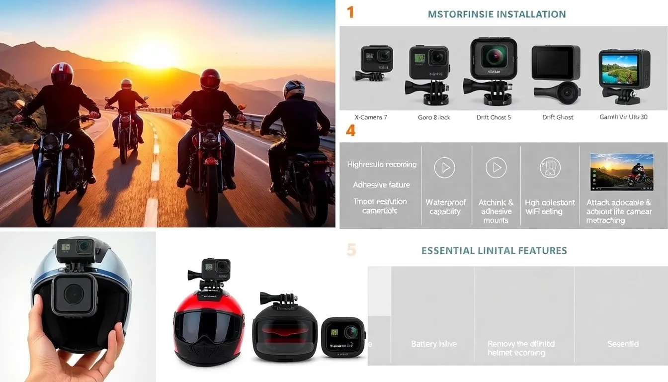Choisir la Meilleure Caméra pour Casque de Moto : Guide d’Achat 2025