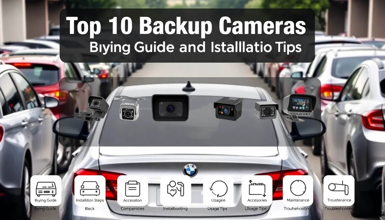 Top 10 des caméras de recul : guide d’achat et conseils d’installation