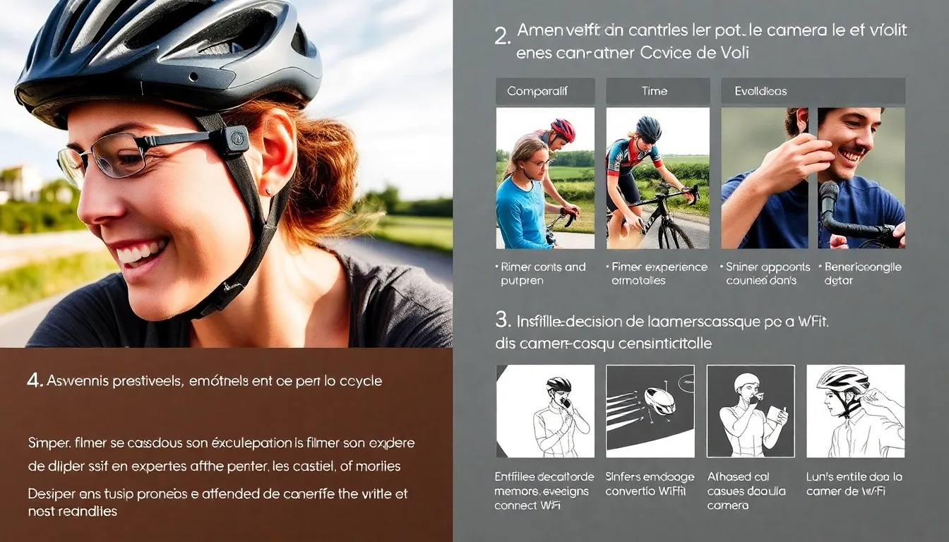 Guide d’Achat des Meilleures Caméras Casque pour Vélo en 2024