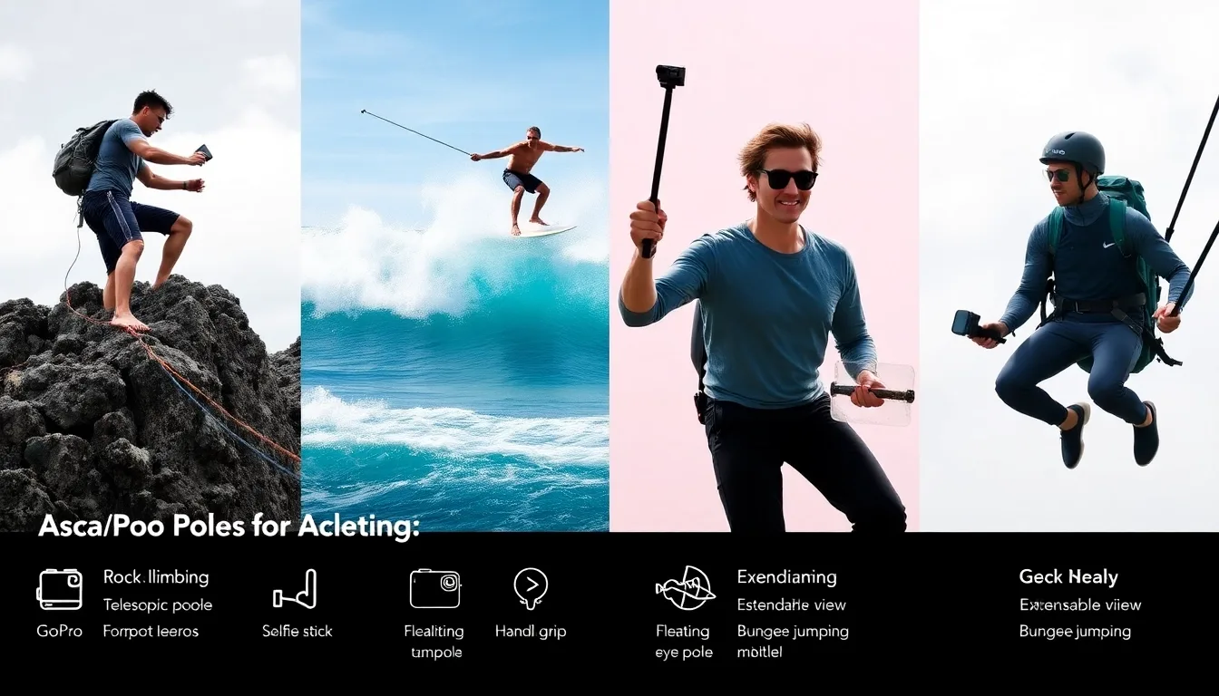 Les meilleures perches GoPro pour capturer vos aventures en toute simplicité