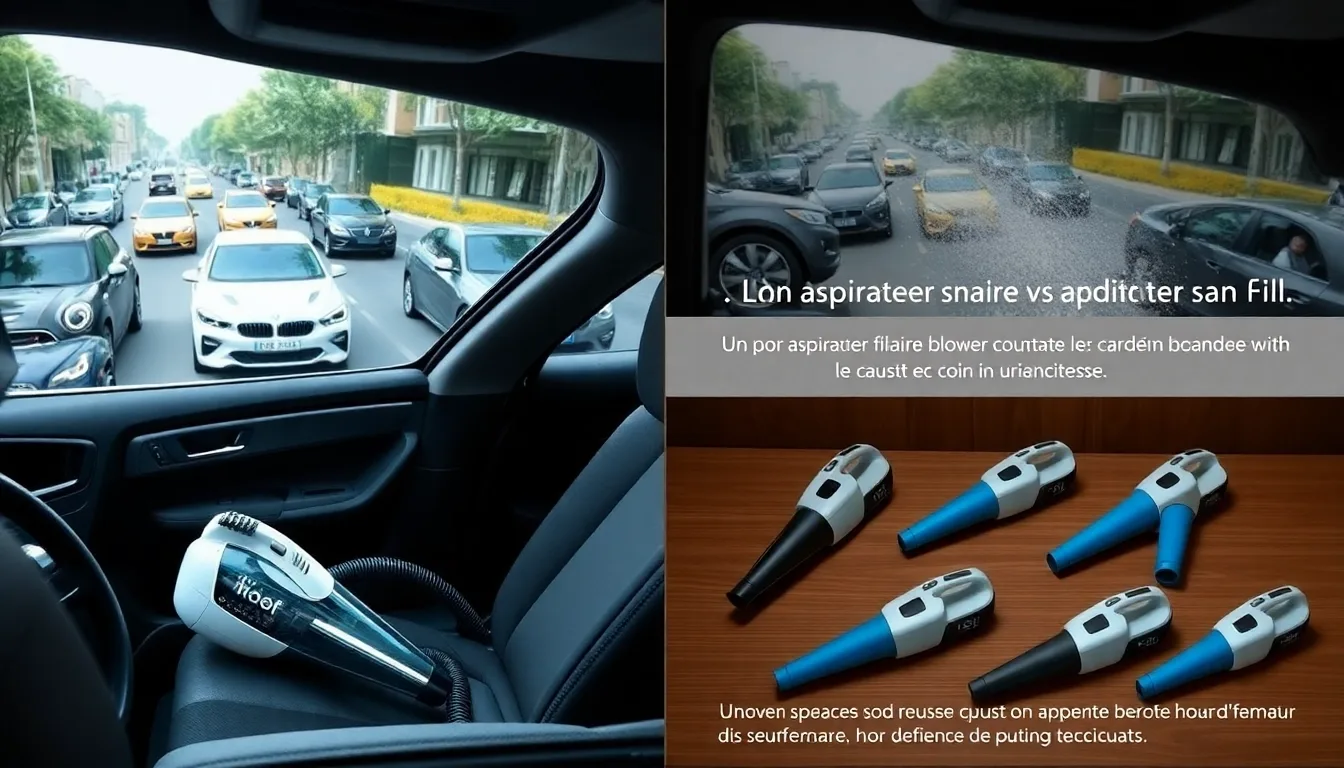 Aspirateur pour voiture sans fil : Guide d’achat et comparatif des meilleurs modèles