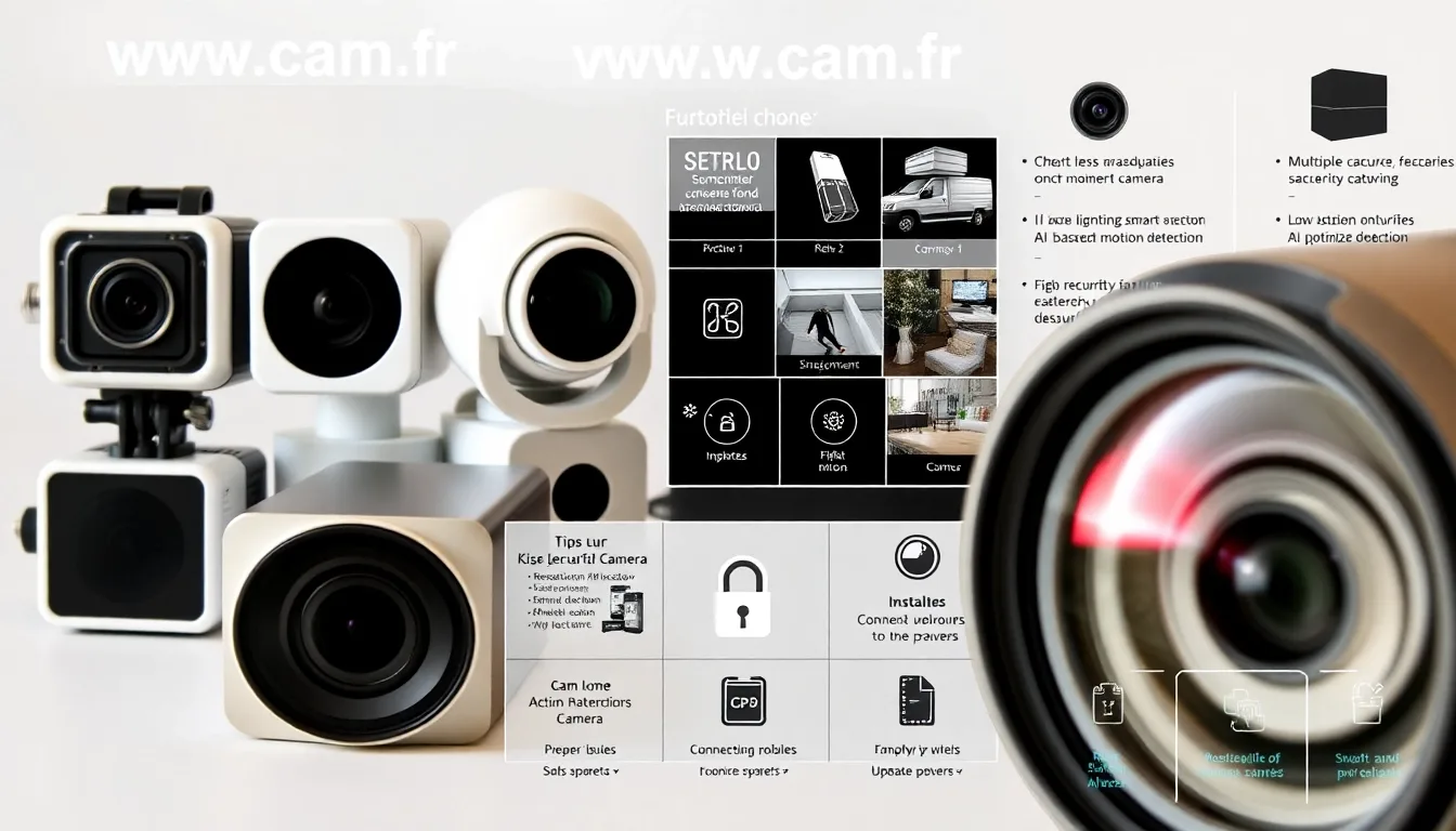 Découvrez les Meilleurs Systèmes de Caméras sur www.cam.fr : Guide d’Achat et Conseils d’Utilisation