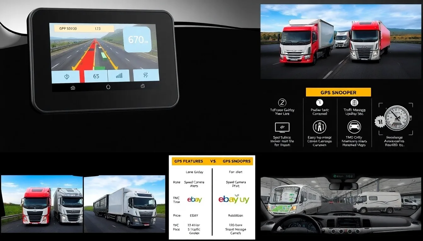 Tout savoir sur les GPS Snooper : Guide complet des meilleures options pour poids lourds et camping-cars