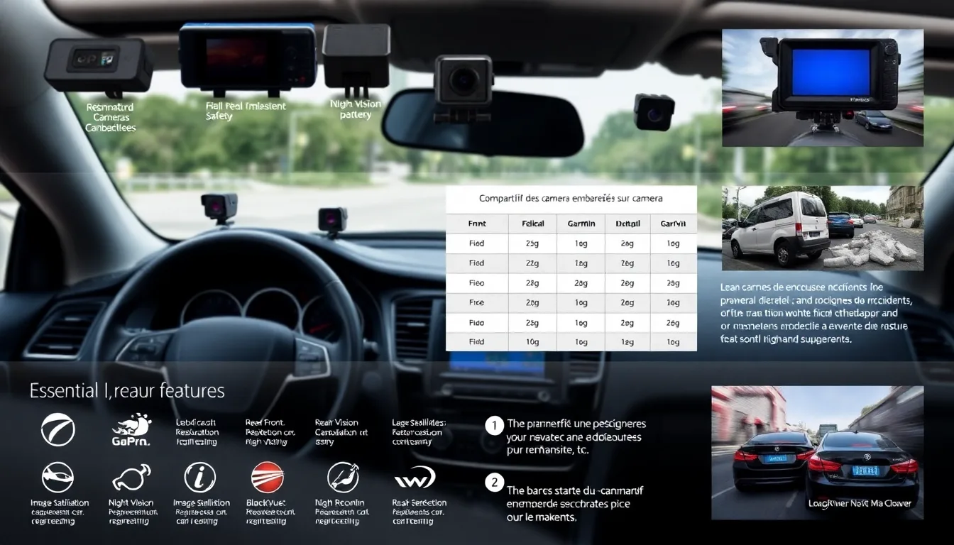 Camera Embarquée Auto : Guide d’Achat et Comparatif des Meilleurs Modèles