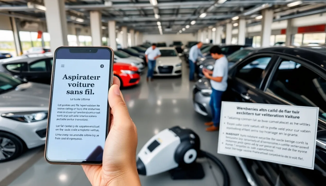 Aspirateur Voiture Sans Fil : Le Guide Ultime pour un Nettoyage Efficace