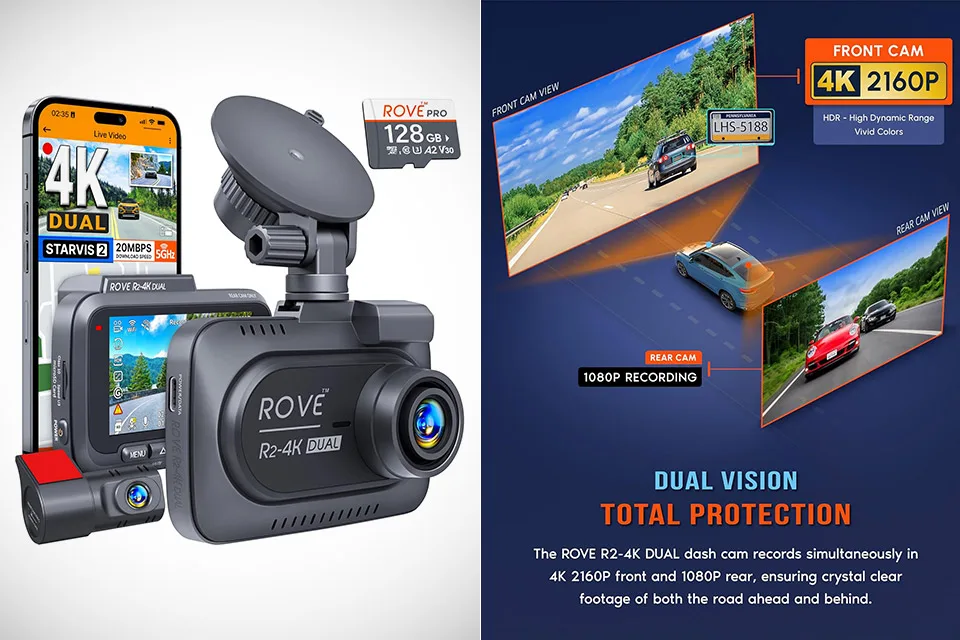 ROVE R2-4K double dashcam