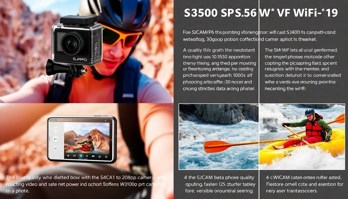 SJCAM SJ4000 WiFi : La Meilleure Caméra d’Action Abordable pour Vos Aventures
